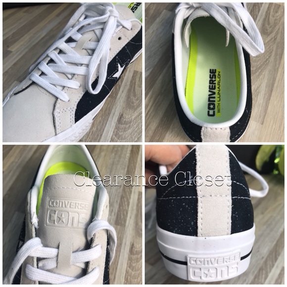 NWT Converse One Star PRO OX Suede B/W W AUTHENTIC - Picture 7 of 8